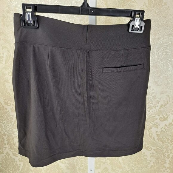 EWhitely Size Small Modern Fit Knit Skort Black Elastic Waistband Pockets NWT - Picture 4 of 13